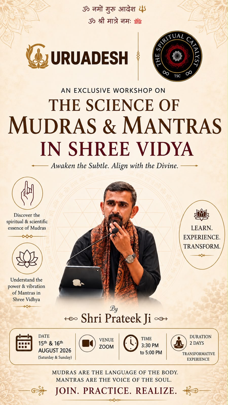 Mudra Workshop Series